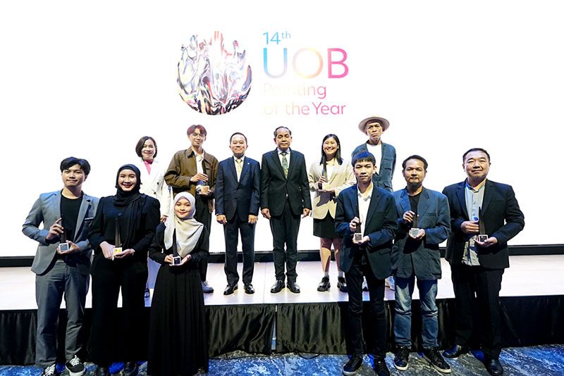 ผลงานจิตรกรรมสะท้อนพฤติกรรมมนุษย์ที่ส่งผลกระทบต่อสิ่งแวดล้อม คว้ารางวัลชนะเลิศจากเวทีการประกวดจิตรกรรมยูโอบี ประจำปี 2566