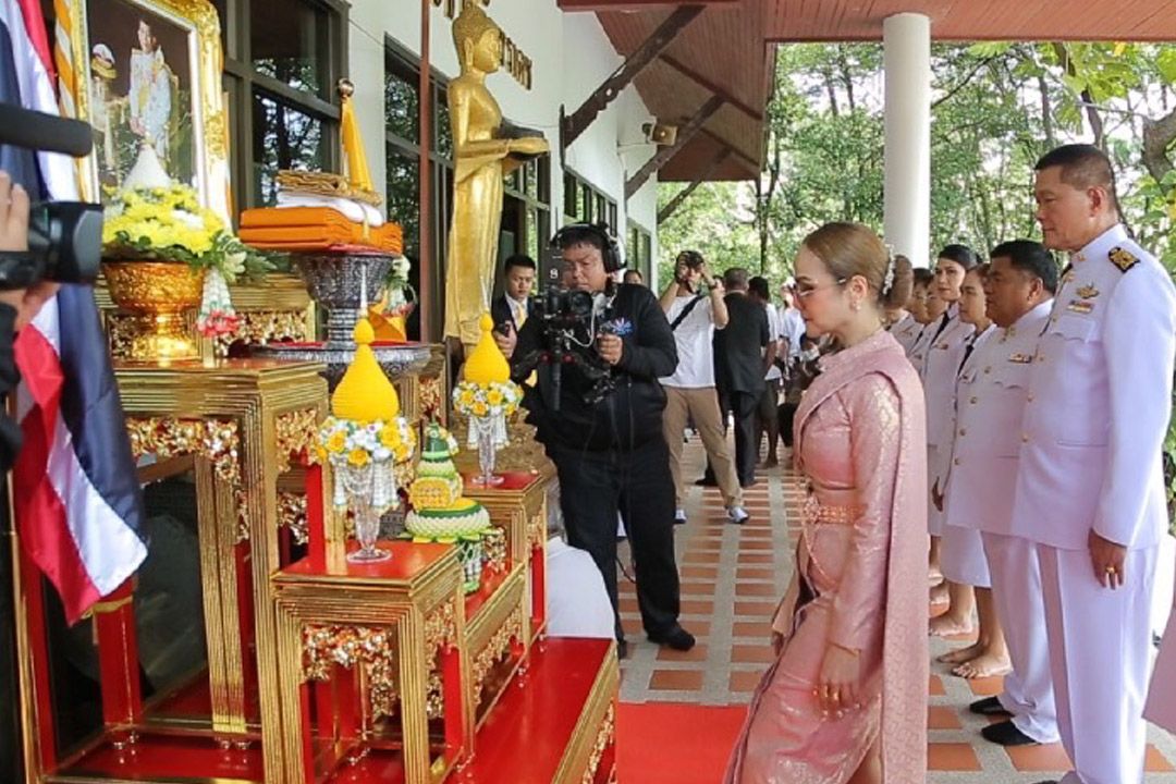 ‘ผอ.ฟ้า’ เป็นประธานถวายผ้าพระกฐินพระราชทาน ประจำปี 2566 ที่วัดป่าคลอง11