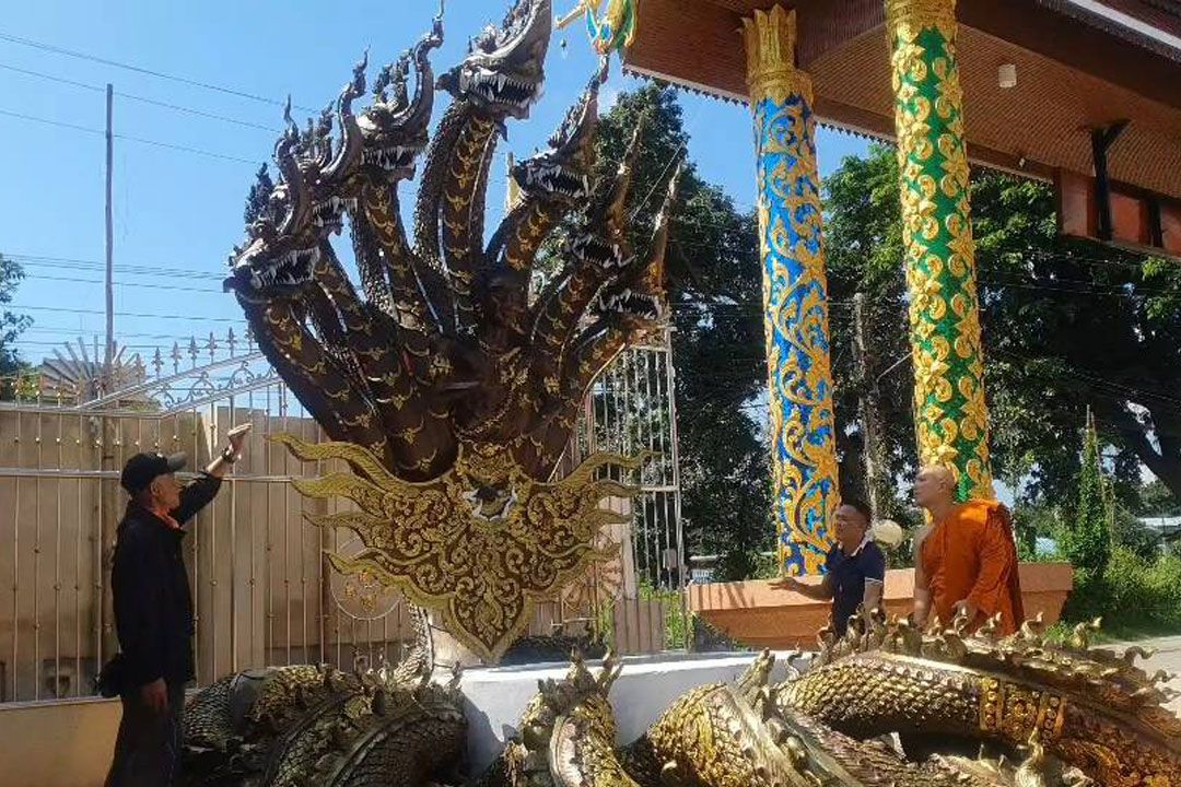 ฮือฮา!พญานาค7เศียรล้อมรอบบ่อน้ำโบราณอายุ525ปีเตรียมพิธีบวงสรวง18-19พ.ย.นี้