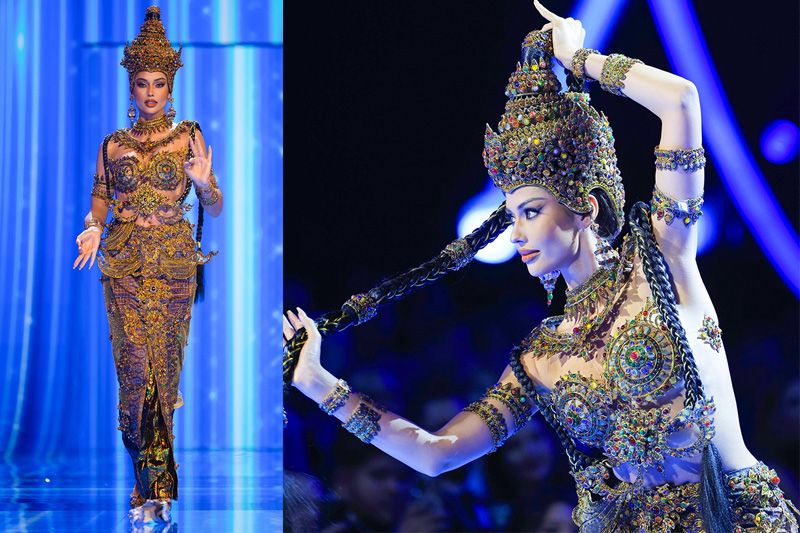 'แอนโทเนีย'สุดสง่างามใน รอบชุดประจำชาติบนเวทีการประกวด Miss Universe ครั้งที่ 72