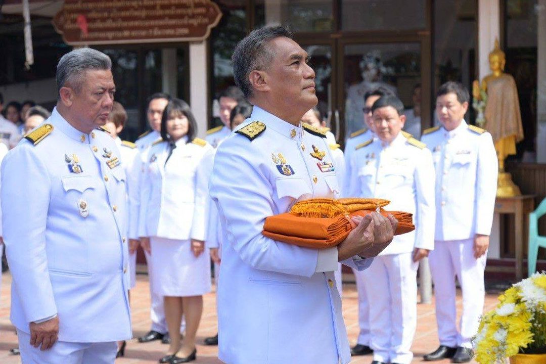 ประธาน กกต. พร้อมด้วยคณะ ร่วมถวายผ้าพระกฐินพระราชทาน ประจำปี 2566