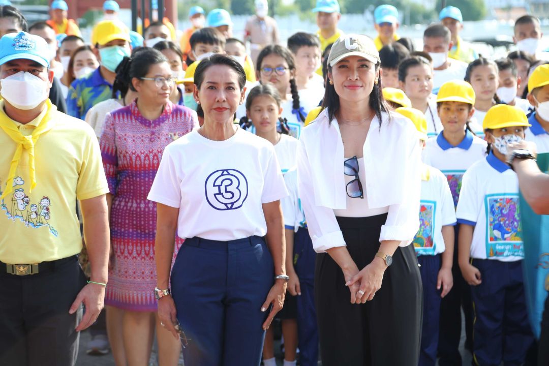 ผู้แทนสถานีโทรทัศน์ไทยทีวีสีช่อง 3 ร่วมกิจกรรม 'เราทำความ ดี ด้วยหัวใจ'เนื่องในวันกองทัพเรือ 2566