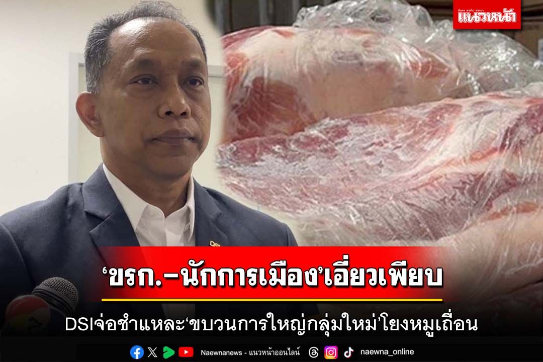 ‘ขรก.-นักการเมือง’เอี่ยวเพียบ!DSIจ่อชำแหละ‘ขบวนการใหญ่กลุ่มใหม่’โยงหมูเถื่อน