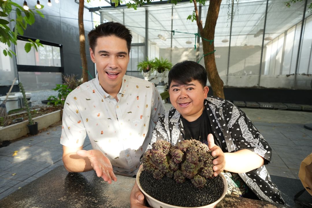 ‘โก๊ะตี๋’ค้นพบความสุขทางใจ ใช้เวลาเพาะพันธุ์ไม้ไม่หวังรวยในสวนสนุกแคคตัส