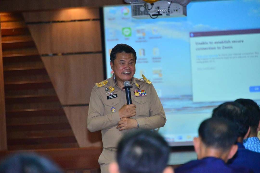 ปลัด มท.บรรยายพิเศษ'บทบาทหน้าที่ของผู้ว่าราชการจังหวัด และผู้ตรวจราชการกระทรวงมหาดไทย'