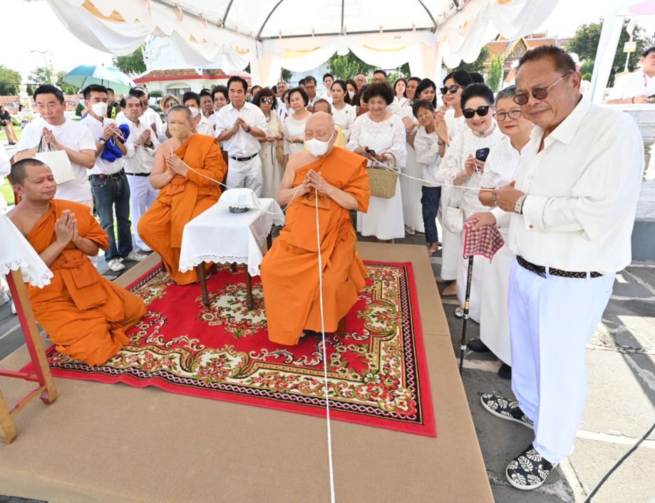 ทายาทสายสกุลลํ่าซำ จัดพิธีเททองหล่อ ‘พระทวารวดีศรีเบญจ จีนลํ่าซำรฤก’