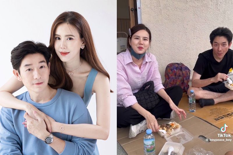 'บอย'โพสต์คลิปใช้ชีวิตง่ายๆนั่งทานข้าวกับพื้นกับ 'เจี๊ยบ ภรรยา'สุดที่รัก แฟนๆต่างพากันเข้าไปดูกว่าห้าล้านวิว