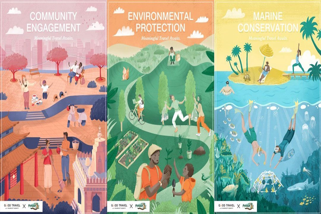 แคมเปญโปสการ์ด 'Good Travel with Marriott Bonvoy' เชิญชวนนักเดินทางร่วมส่งต่อข้อความเกี่ยวกับการเดินทางที่มีความหมายเพื่อสร้างผลกระทบเชิงบวก