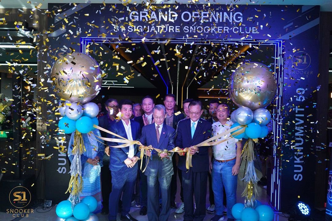 อดีตนายกฯ-ปธ.สภา 'ชวน หลีกภัย' ให้เกียรติเป็นประธานเปิด เอส วัน สนุกเกอร์ คลับ เปิดสาขา 4