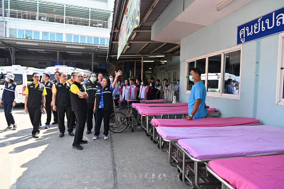 กรมควบคุมโรค ลุยตรวจเช็คความพร้อมระบบการแพทย์ฉุกเฉินช่วงเทศกาลปีใหม่