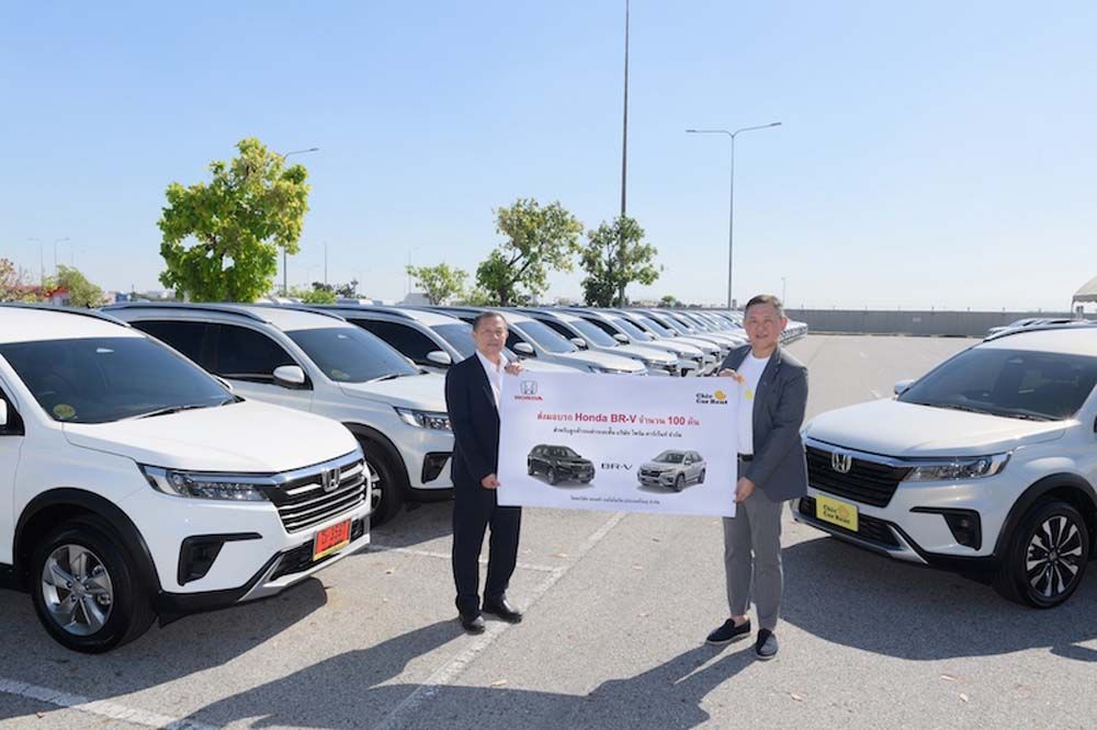 ฮอนด้าจับมือธุรกิจรถเช่าChic Car Rent  ลุยส่งมอบฮอนด้าบีอาร์-วี จำนวน 100 คัน