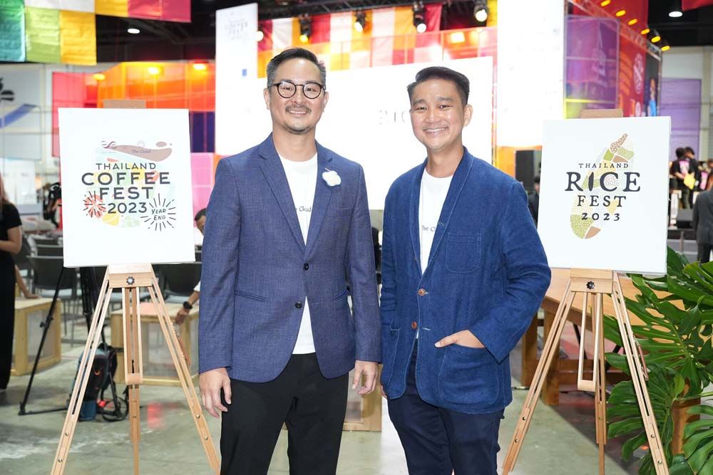 สองผู้บริหารหนุ่มเดินหน้ายกระดับข้าวไทยสู่ระดับโลก ประกาศจัดงานมหกรรมข้าวไทยและกาแฟไทย 2024