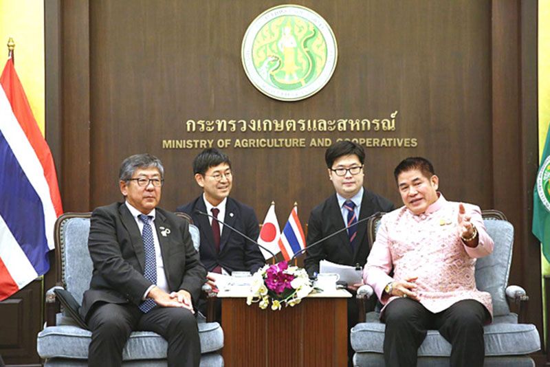 ‘ธรรมนัส’หารือทูตญี่ปุ่น  วางแนวทางพัฒนาภาคเกษตร