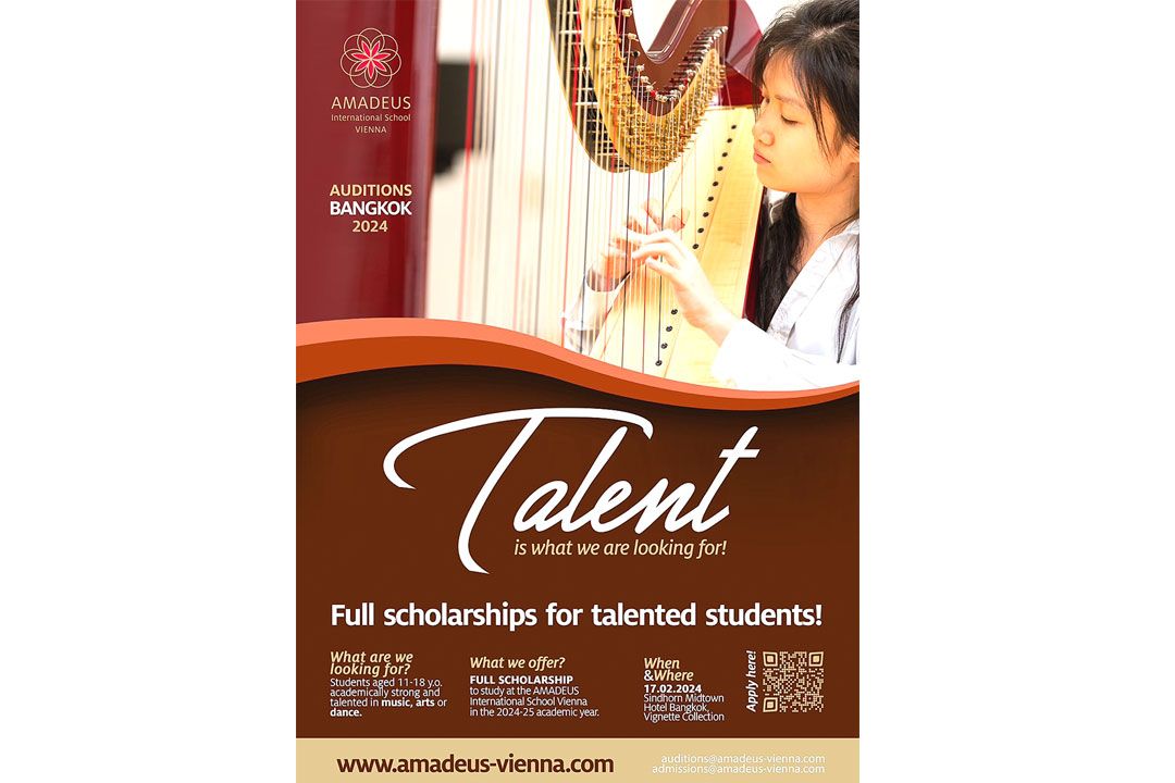 ชวนเด็กไทยที่มีฝันร่วม‘ออดิชั่น’  ลุ้นทุนเรียนไฮสคูลที่ออสเตรียฟรี