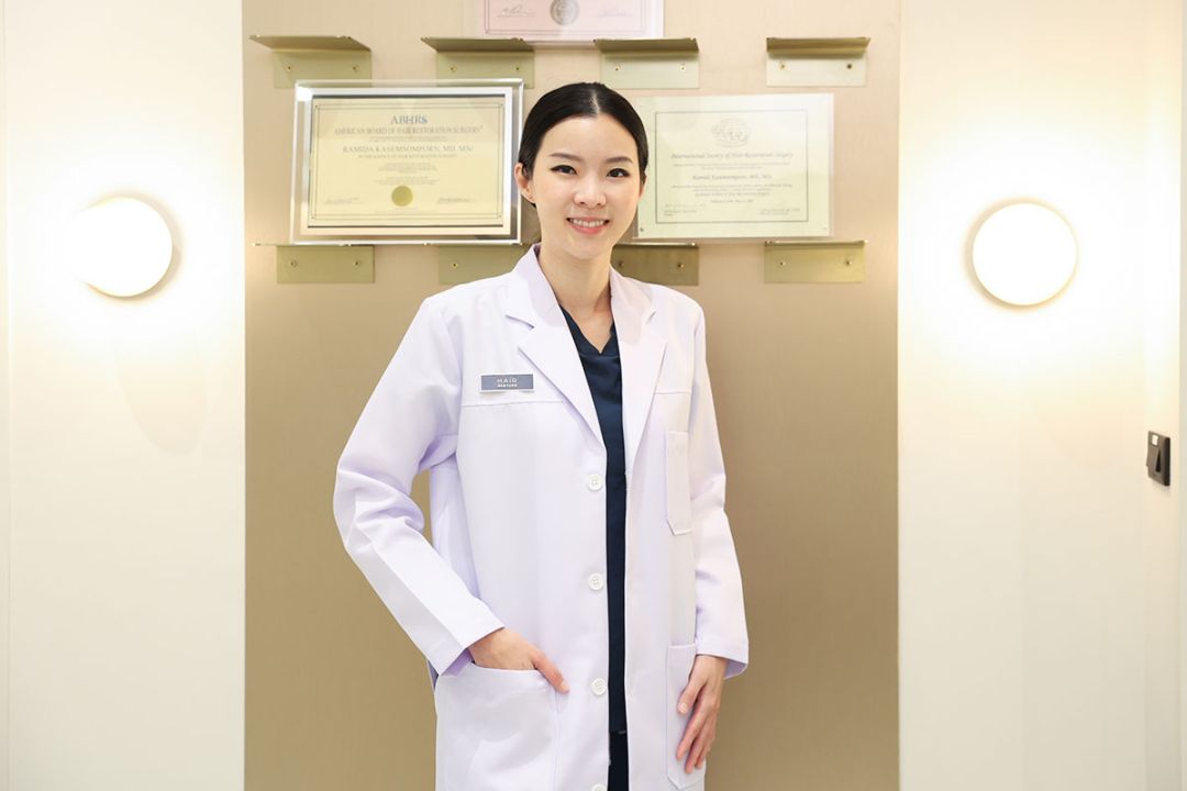 ‘พญ.รมิดา เกษมสมพร’ แพทย์ไทยคนแรก สอบอเมริกันบอร์ดปลูกผม อันดับ 1 ของโลก
