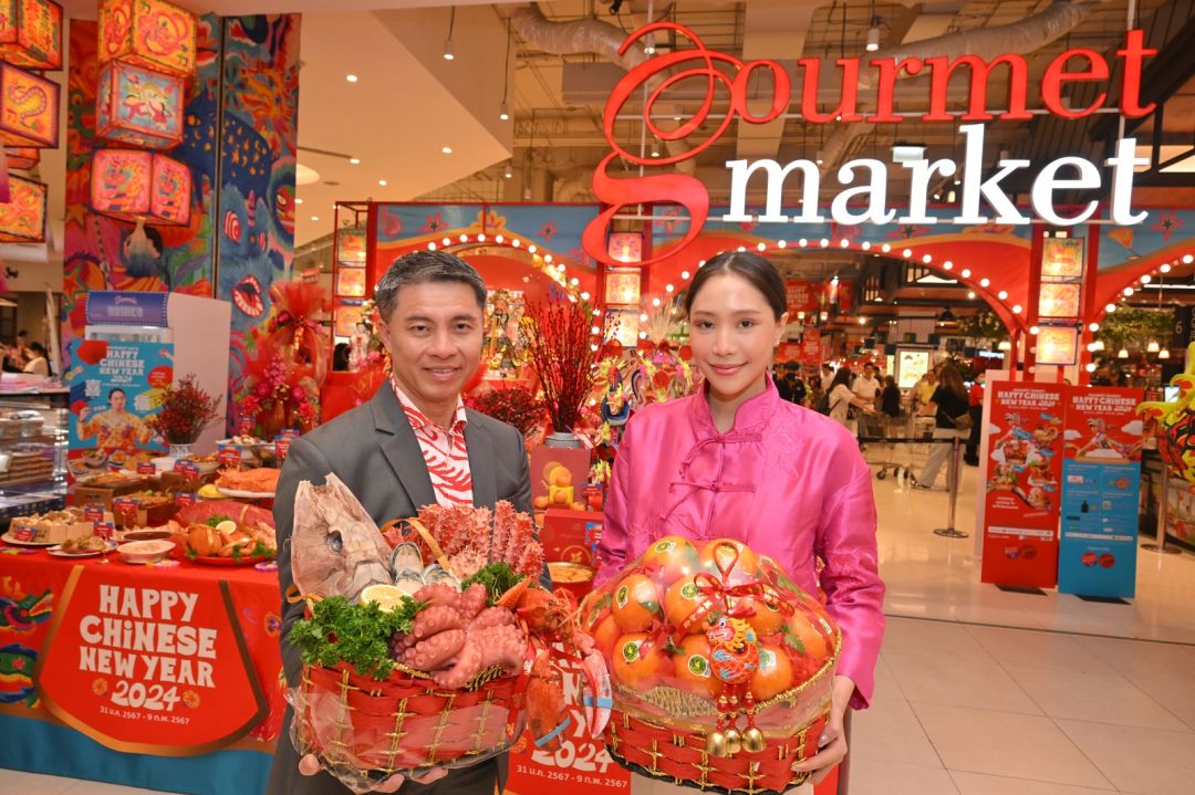 'กูร์เมต์มาร์เก็ต' และ 'กูร์เมต์อีทส์'ในเครือเดอะมอลล์ กรุ๊ป  ต้อนรับ ตรุษจีน2567ปีมังกรทอง