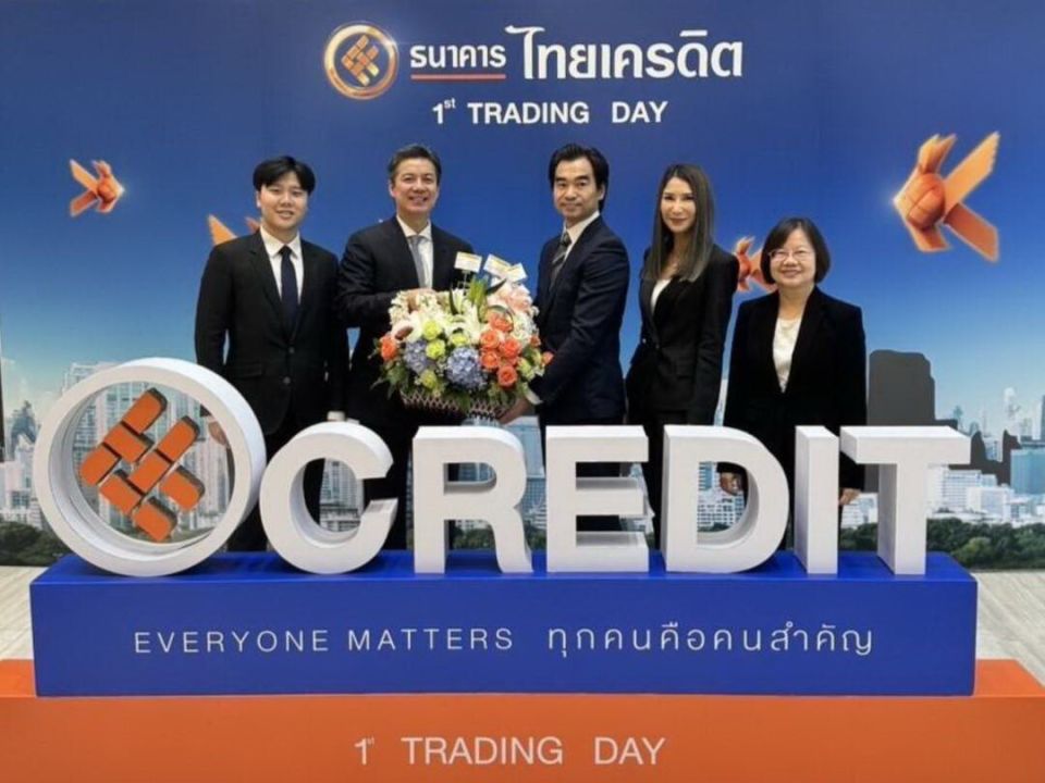 เมย์แบงก์ ร่วมแสดงความยินดี ธนาคารไทยเครดิต เปิดซื้อขายหลักทรัพย์วันแรก