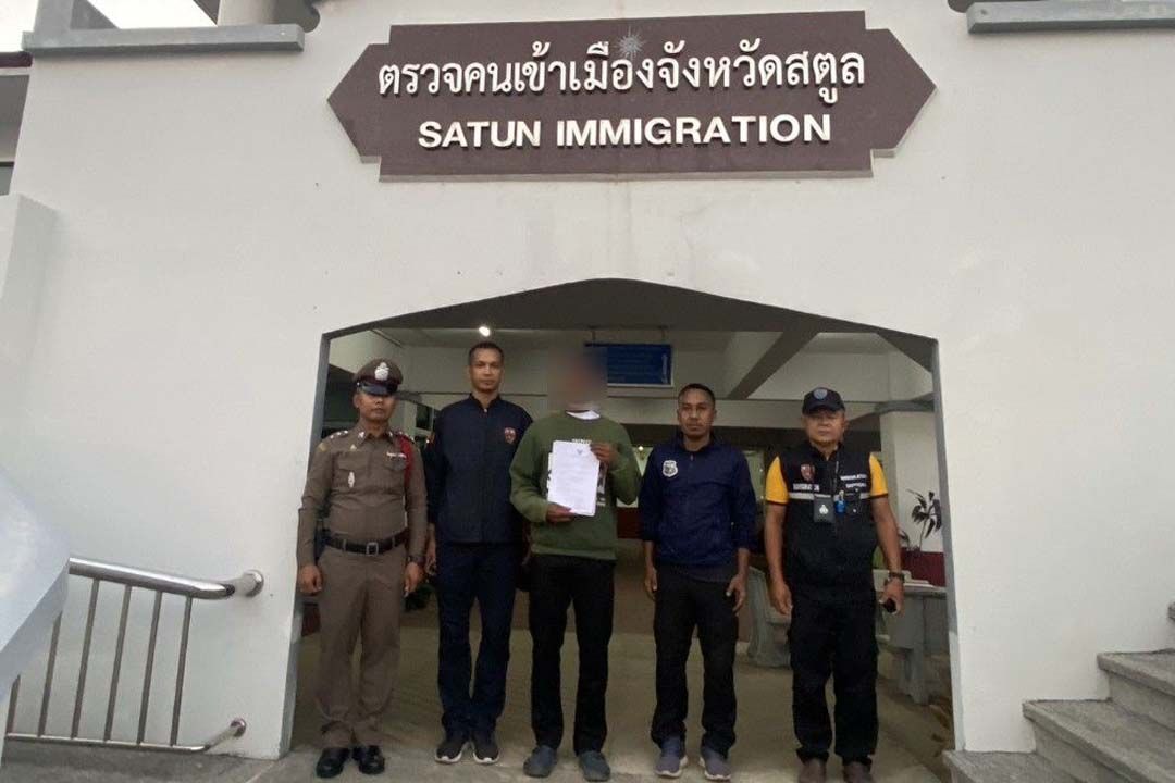 ‘ตม.สตูล’สแกนเข้ม ดักรวบคาด่านควนโดน ชายไทยหนีหมายจับร่วมกันลักทรัพย์