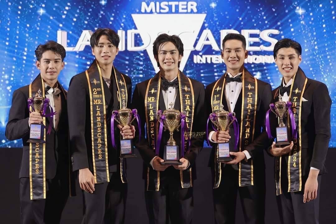 'มอส-ธนกร'คว้าตำแหน่ง 3rd runner-up Mister Landscapes Thailand 2024 พร้อมลุยงานในวงการตามฝัน