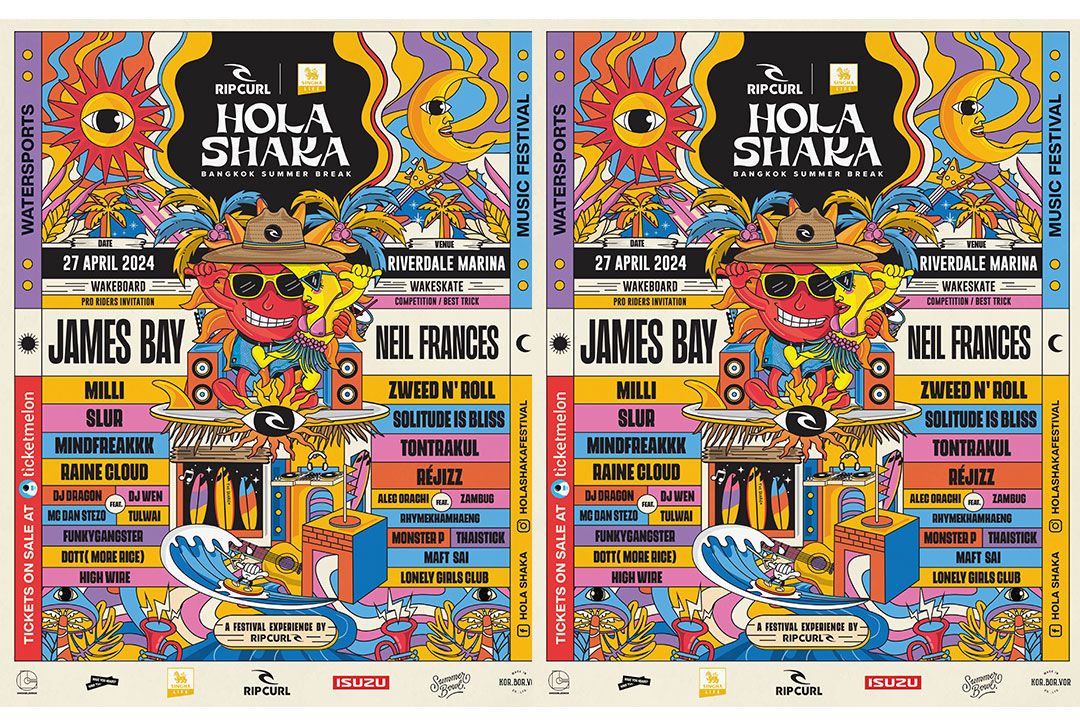 HOLA SHAKA 2024 The Ultimate Music Festival Experience in Bangkok