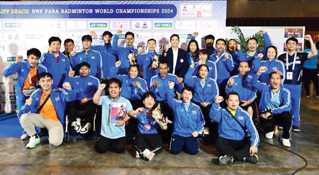 ทัพไทยคว้าตั๋วพาราลิมปิกเกมส์ ปิดฉากแบดมินตันคนพิการชิงแชมป์โลก