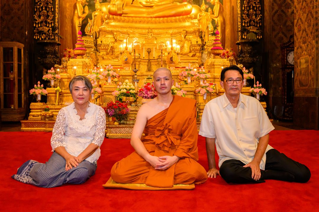 ‘ว่าน ธนกฤต’ ที่เข้าพิธีอุปสมบทอย่างเรียบง่าย