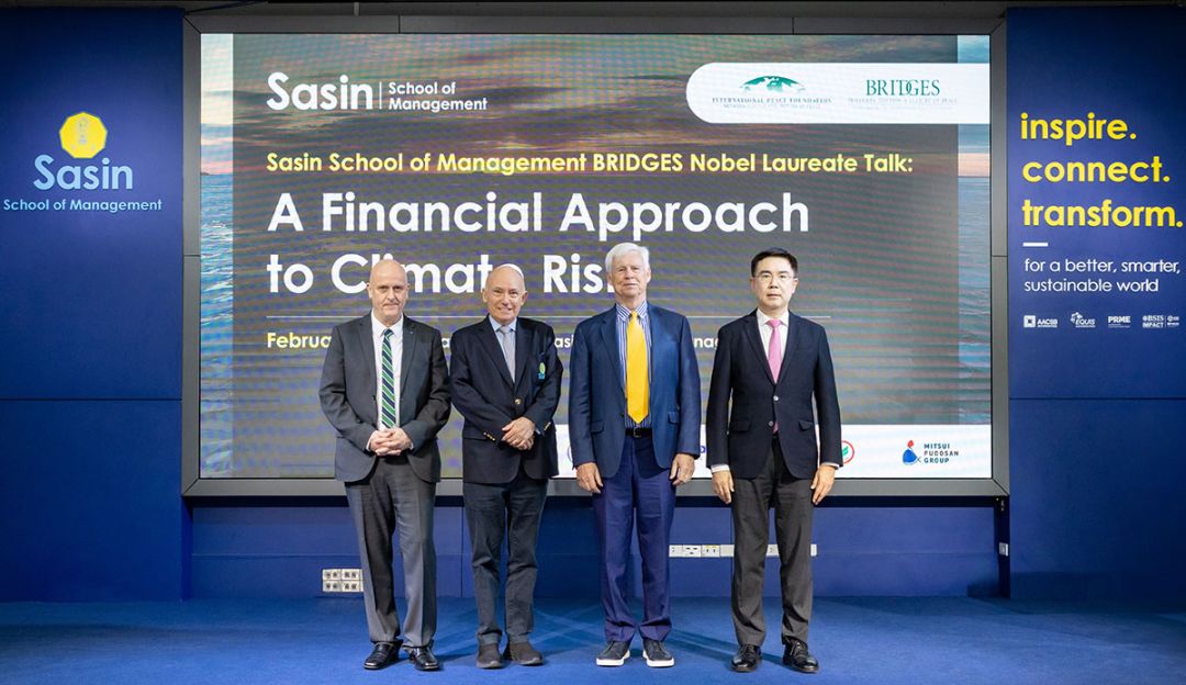 ‘Sasin BRIDGES Nobel Laureate Talk: A Financial Approach to Climate Risk’