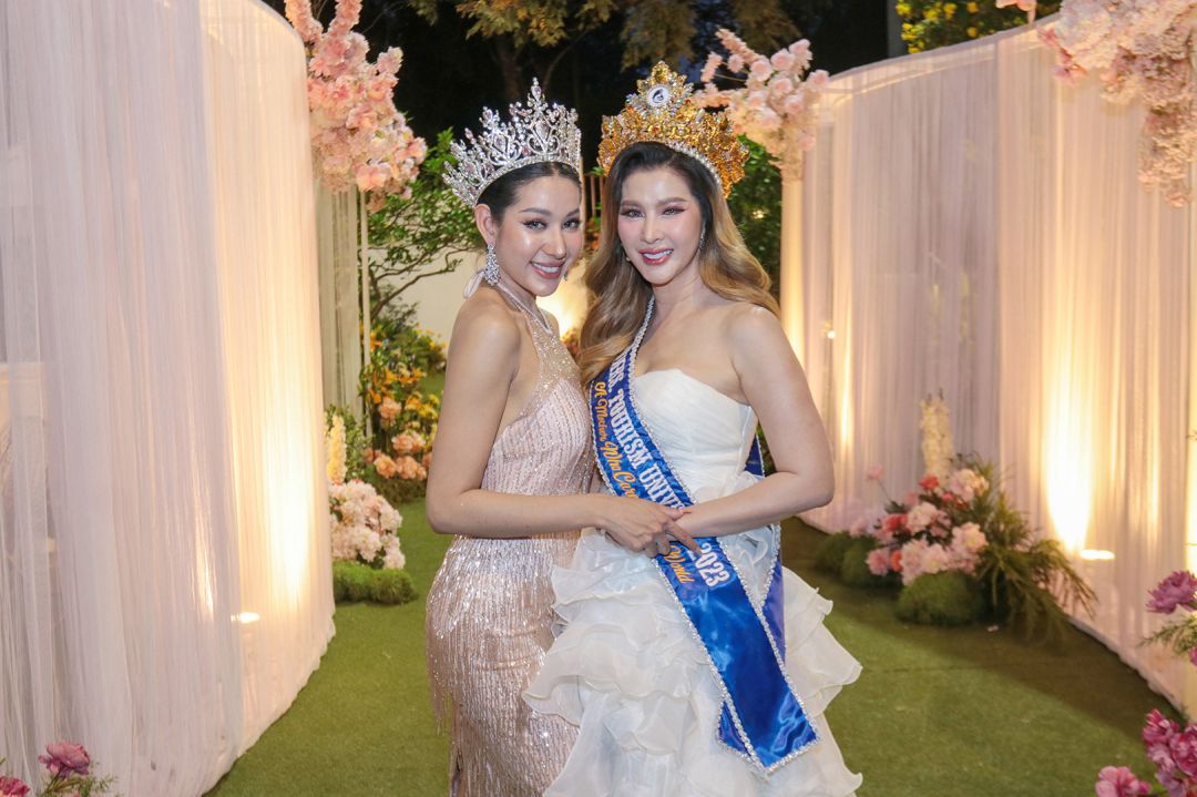'หมวย รัมณีย์'ควงแขน 'นินิว'มิสแกรนด์ระยอง ร่วมงานWedding Showcase กาลครั้งหนึ่ง ณ กาลนาน  BY  Kanlanan Riverside