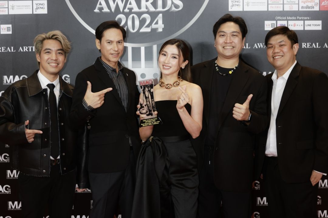 ‘VARITDA’ ศิลปินแจ๊สค่าย Melodic Corner คว้ารางวัลแรกBest Recording Of The Yearจากอัลบั้ม ‘Mood 3’ บนเวทีThe Guitar Mag Awards 2024