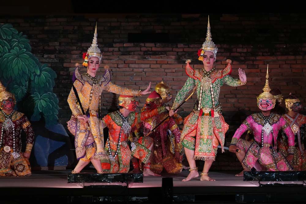 อลังการโขนรามเกียรติ์ชุด‘สัจจะพาลี’ประกอบแสงสี ครั้งประวัติศาสตร์ วัดไชยวัฒนาราม