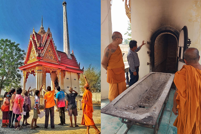 พระครูสิริวรปัญญา(เจ้าอาวาส)'วัดยางทะเล'ชวนทำบุญร่วมซ่อมแซมบูรณะ ‘พระเมรุ’