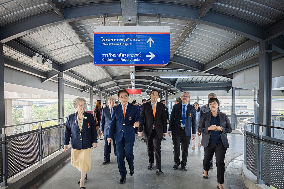 การรถไฟฯ ร่วมกับ รจภ. จัดพิธีเปิดใช้ทางเชื่อมต่อ Skywalk ยกระดับความสะดวกและปลอดภัย ให้แก่ประชาชน