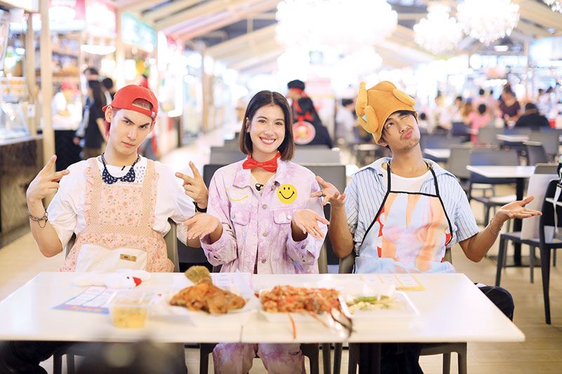 ‘พิ้งค์พลอย’ ท้าชน 2 หนุ่ม ‘บอส-บิว’ บุกตลาดทำ MISSION 7 x กินไหนไปด้วยกัน