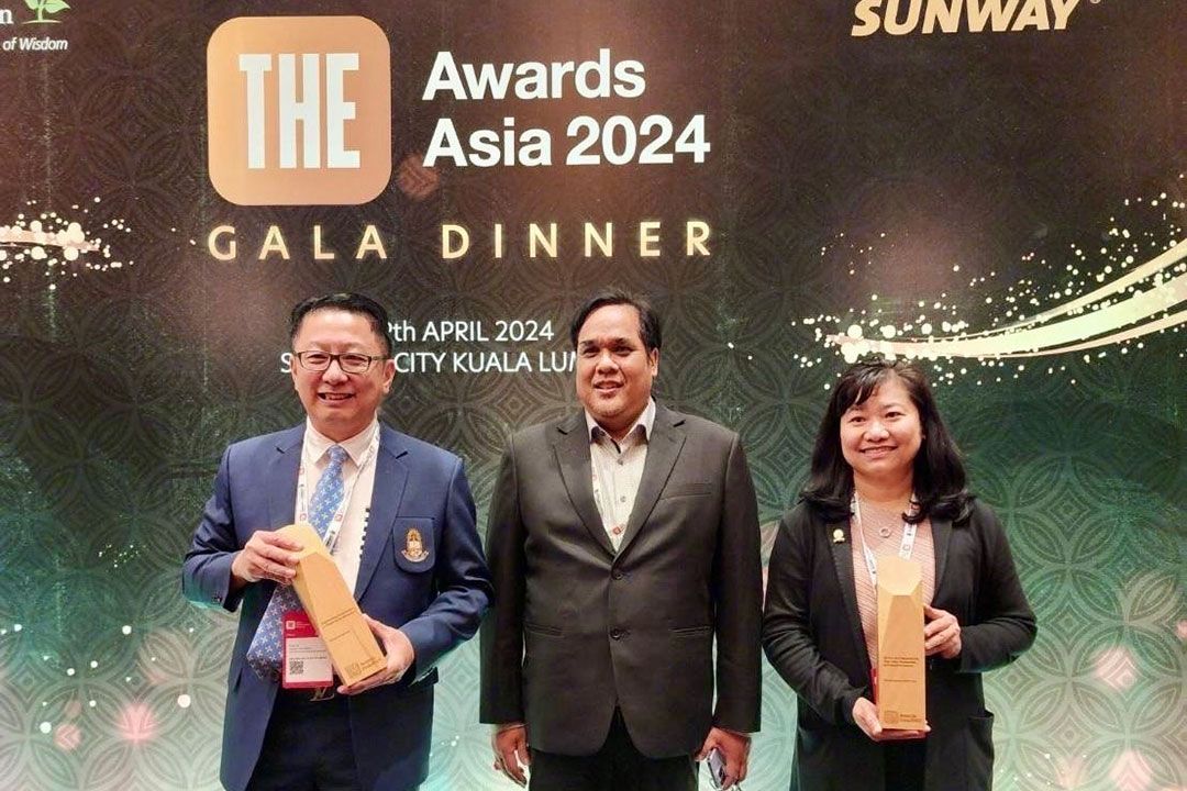 จุฬาฯ - ม.หาดใหญ่ คว้ารางวัลชนะเลิศ THE Awards Asia 2024 รางวัลสำหรับมหา'ลัยที่มีโครงการโดดเด่นและเป็นผู้นำแต่ละสาขาของภูมิภาคเอเชีย