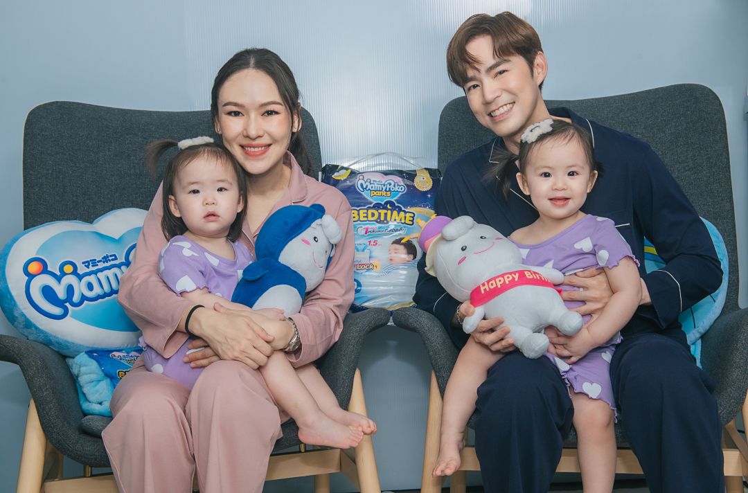 จบปัญหาเปลี่ยนผ้าอ้อมกลางดึกเคล็ดลับตัวช่วยคุณพ่อคุณแม่มือใหม่จากบีม - กวี คุณพ่อลูก 4 สุดฮอต!