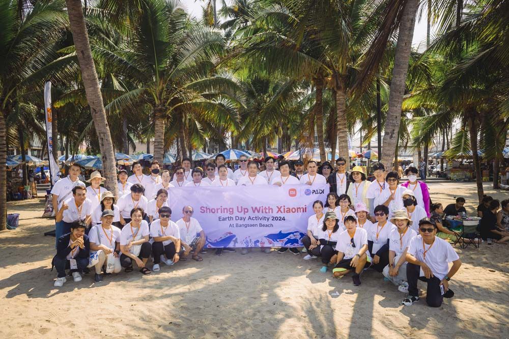 ‘Shoring up with Xiaomi-Earth day activity 2024’  ร่วมรักษาสิ่งแวดล้อมทางทะเล