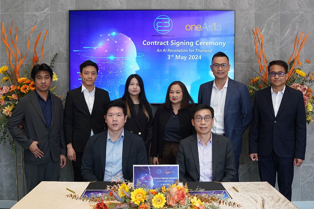 'OneAsia'ประกาศผนึกกำลังความร่วมมือ'OBON' ร่วมส่งเสริมการเปิดตัว Siam AI Cloud สู่การปฏิวัติ AI ครั้งสำคัญในประเทศไทย