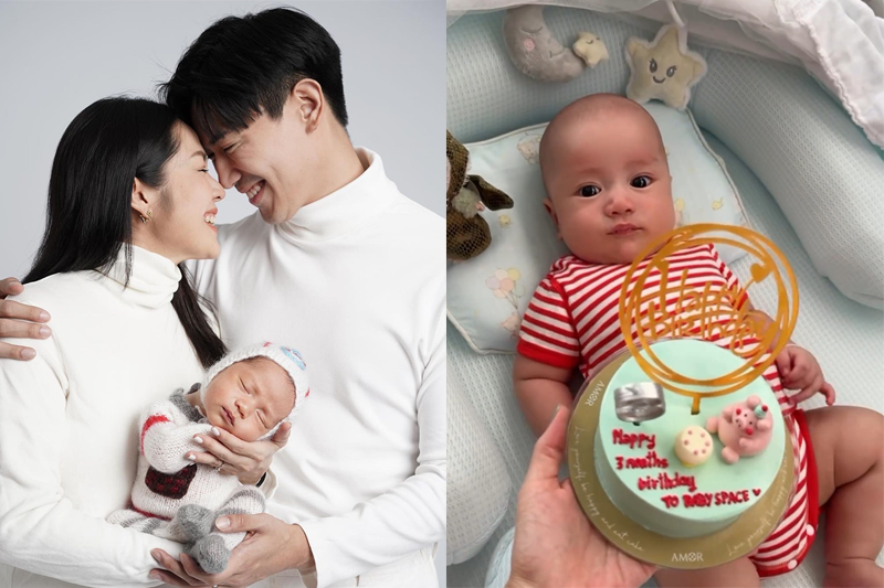 เผลอแป๊ปเดียว!3 เดือนกว่าแล้วจ๊ะ น้องสเปซ ลูกชายของพ่อ 'เป๊ก - แม่นิว'ที่ยิ่งน่ารักขึ้นทุกวัน