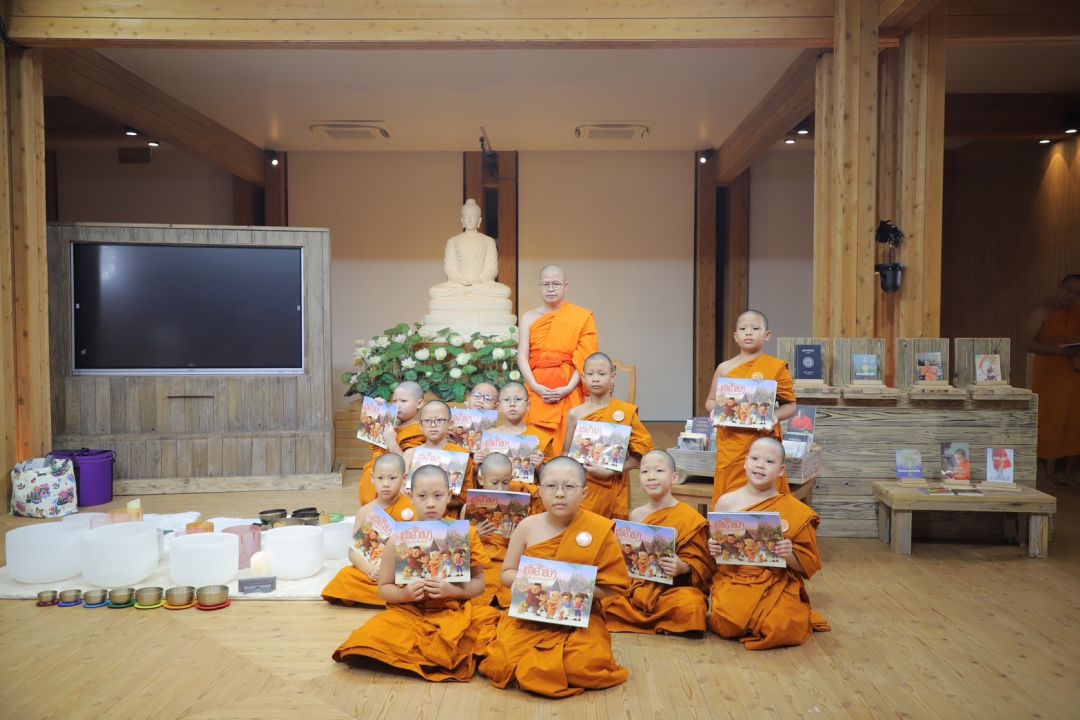 พระเมธีวชิโรดม (ว.วชิรเมธี)  นำแอนิเมชัน สติมา 'เณรน้อยอัจฉริยะ'สู่สามเณรปลูกปัญญาธรรมปีที่ 10