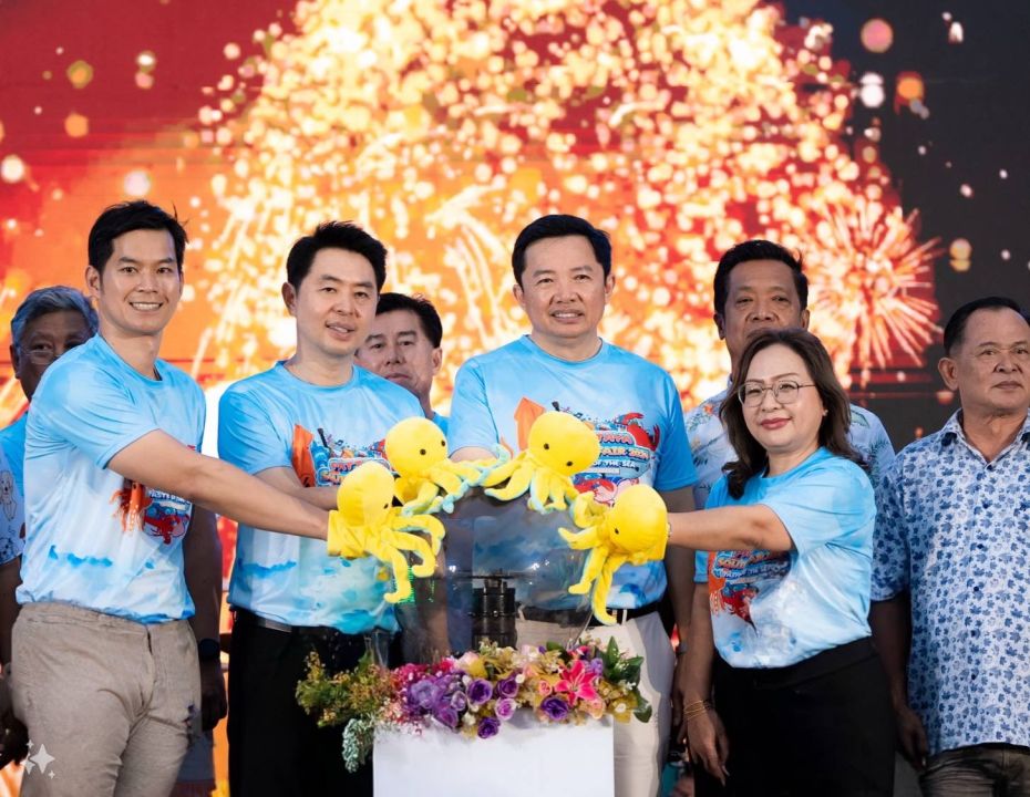 ‘วิทยา’ เปิด เทศกาลปลาหมึกและอาหารทะเลริมชายหาด 2567 (Pattaya Squid Fair 2024 Taste ofThe Sea @หาดจอมเทียน)