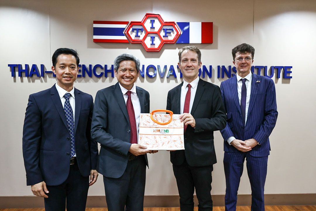 มจพ.ต้อนรับผู้บริหารกระทรวงการต่างประเทศฝรั่งเศส เข้าเยี่ยมชม ดูงาน สถาบันนวัตกรรมเทคโนโลยีไทย-ฝรั่งเศส (TFII)