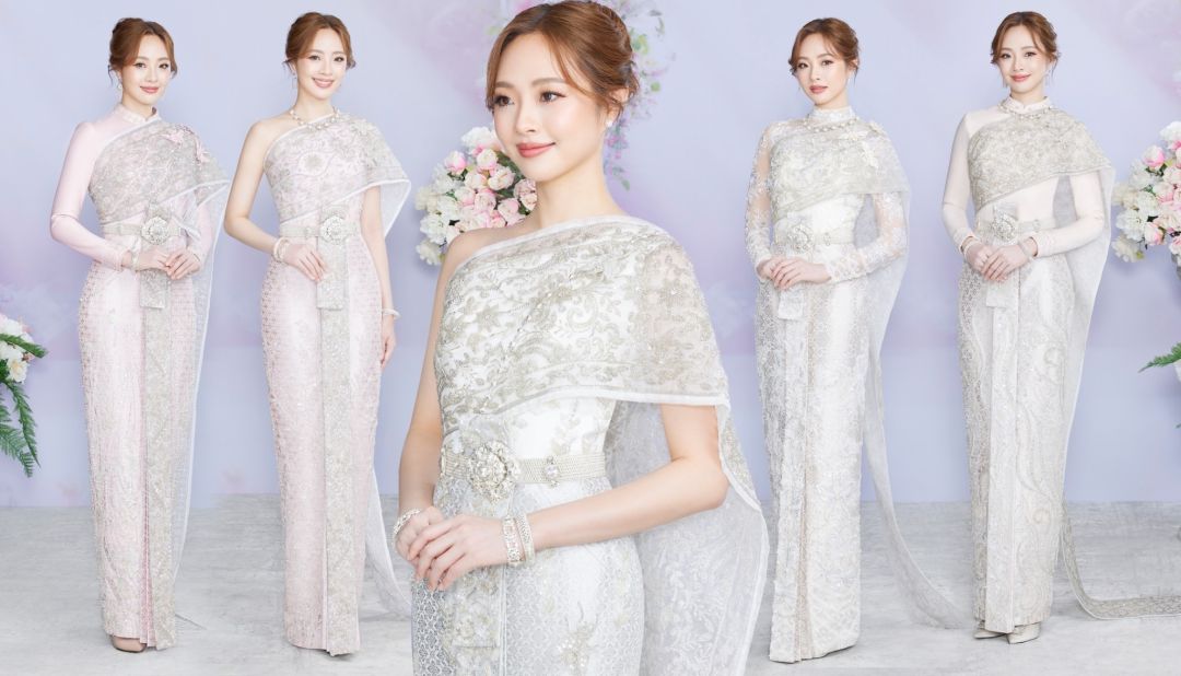 วนัช กูตูร์ เปิดตัวชุดไทยลายปักผีเสื้อมงคล 10 ชุดสุดตระการตา