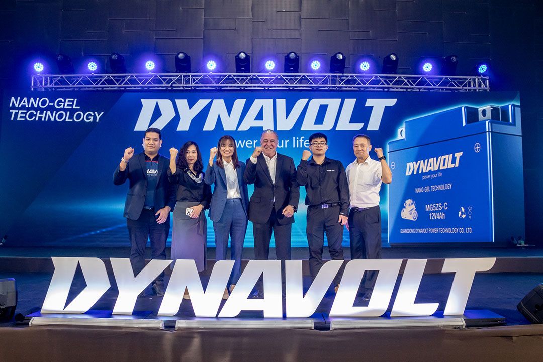 DYNAVOLT POWER YOUR LIFE เปิดตัวแบตเตอรี่มอเตอร์ไซค์ DYNAVOLT NANO GEL