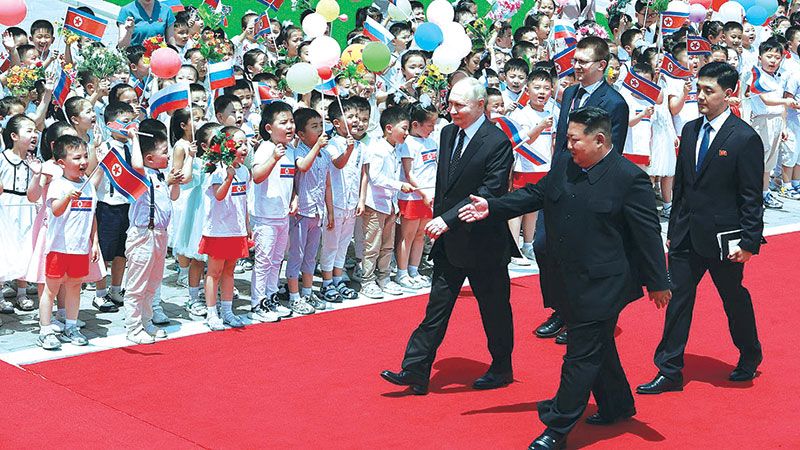 ปูตินถึงเกาหลีเหนือ  หารือคิม-กระชับหุ้นส่วนยุทธศาสตร์