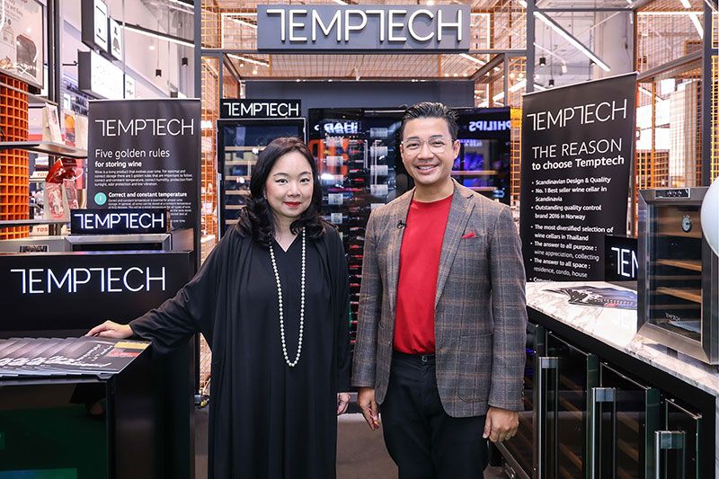 'TEMPTECH'เปิดตัวตู้ไวน์อัจฉริยะTemptech x La SommelièreECELLAR185