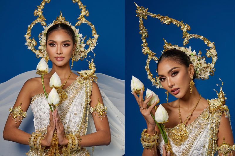 งามสง่า'แตง กษมา' เผยโฉมชุดประจำชาติ ในรอบ National  Costume บนเวที 'ซูปร้าเนชันแนล 2024'