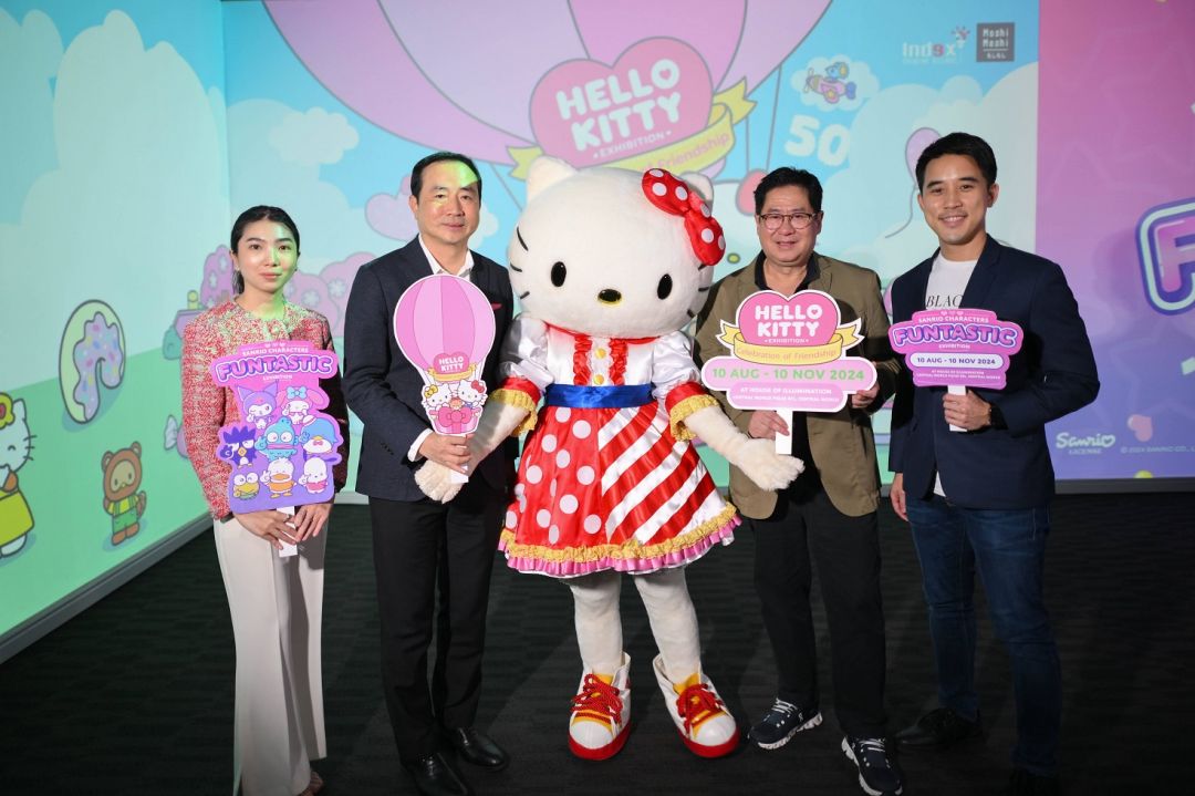 ตัวการ์ตูนระดับตำนานอย่าง Hello Kitty เดินทางมาไทยพร้อมผองเพื่อนจาก SANRIO ในรูปแบบ Immersive Exhibition