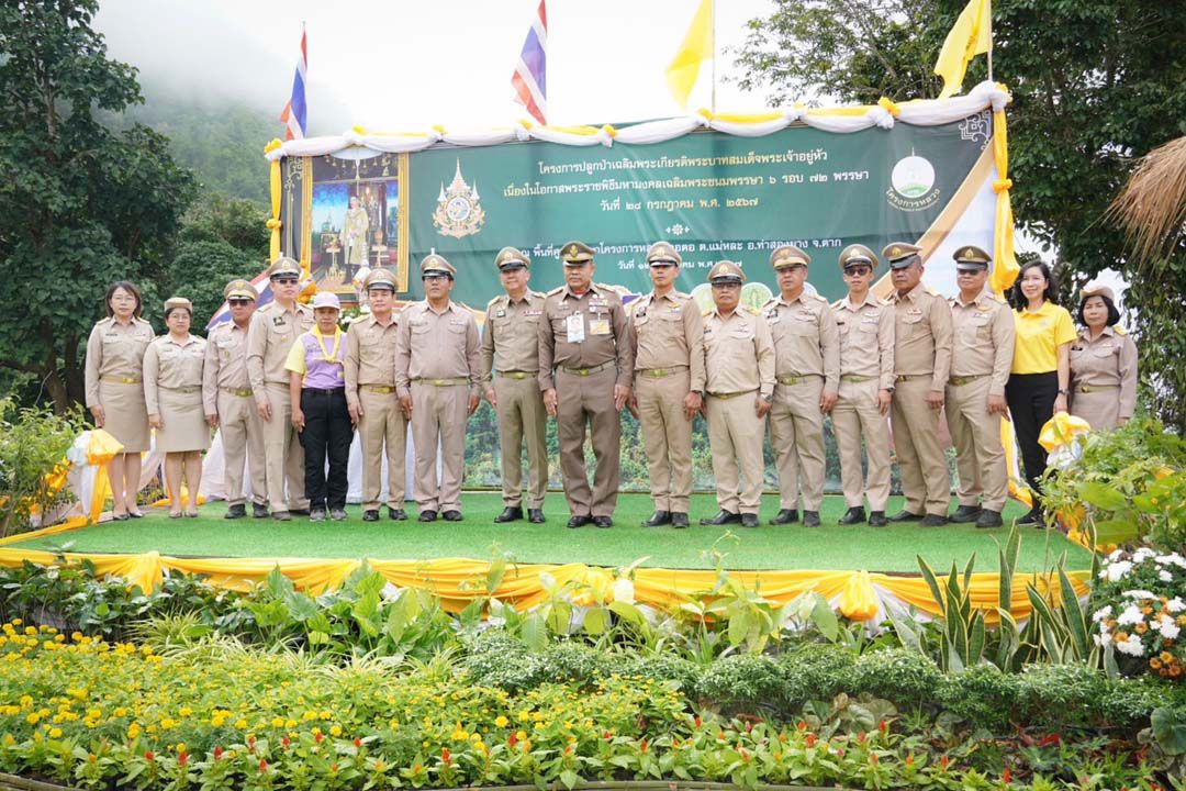 'โครงการหลวงเลอตอ'ปลูกป่าเฉลิมพระเกียรติพระบาทสมเด็จพระเจ้าอยู่หัว