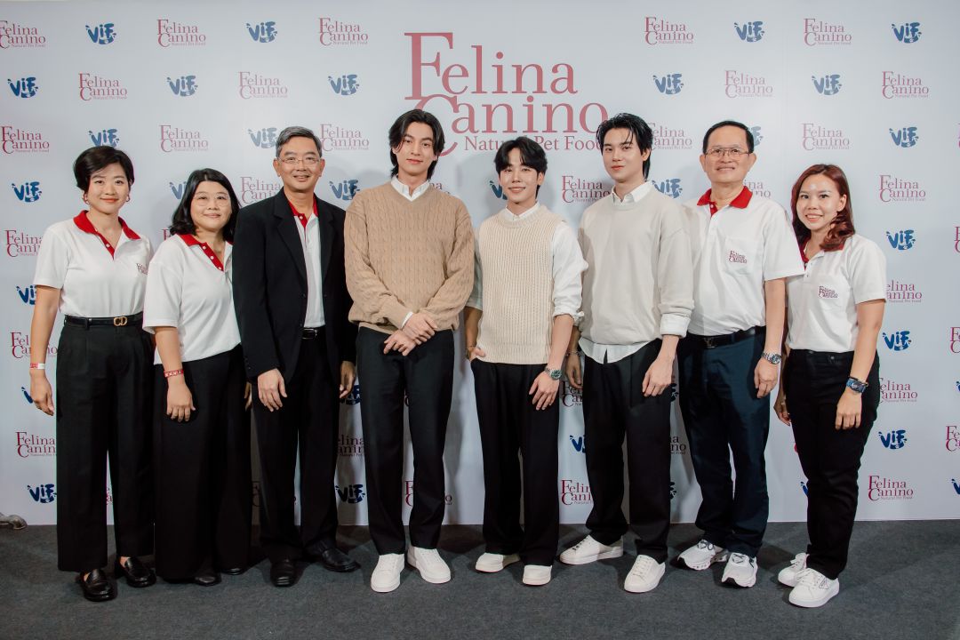 3หนุ่ม‘กลัฟ -หยิ่น-วอร์’ฉลองความสำเร็จครบรอบ 9 ปีจัดกิจกรรม ‘Felina Canino Yes! Nine Happy!