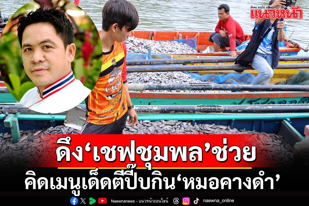 ดึง'เชฟชุมพล'คิดเมนูปลาหมอคางดำ เจอแล้วครีบ-ชิ้น​เนื้อในบ่อเพาะ​เลี้​ยง​​ผู้​นำเข้า​เมื่อ​ปี 60